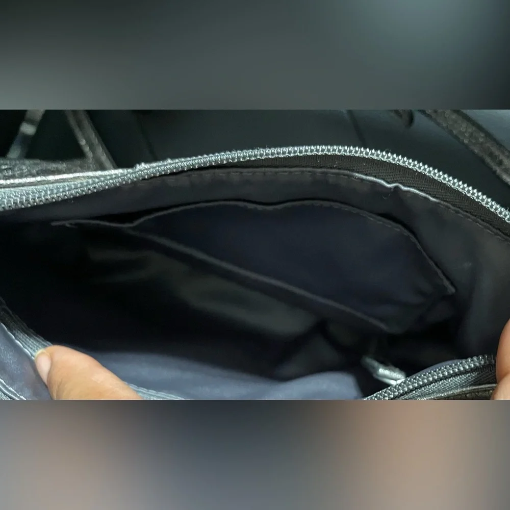 Coach Metallic Black Crossbody Bag - Picture 5 of 5